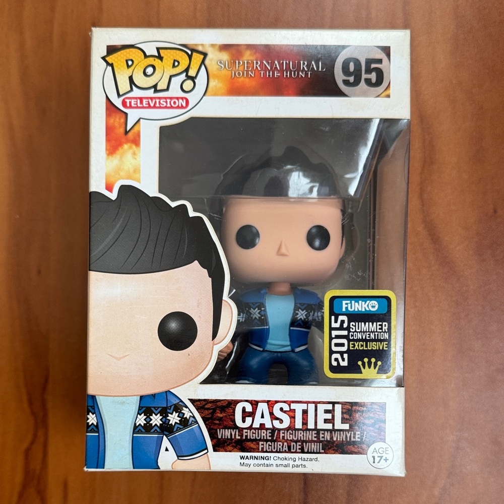 Funko Pop! Supernatural Castiel #95 2015 Summer Convention Exclusive